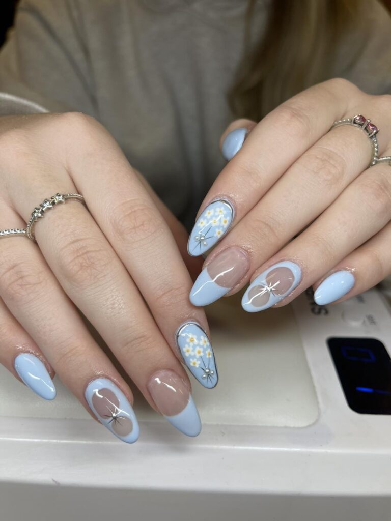 Elegant Diamond Manicure Gold Nails Boutique, Collingwood