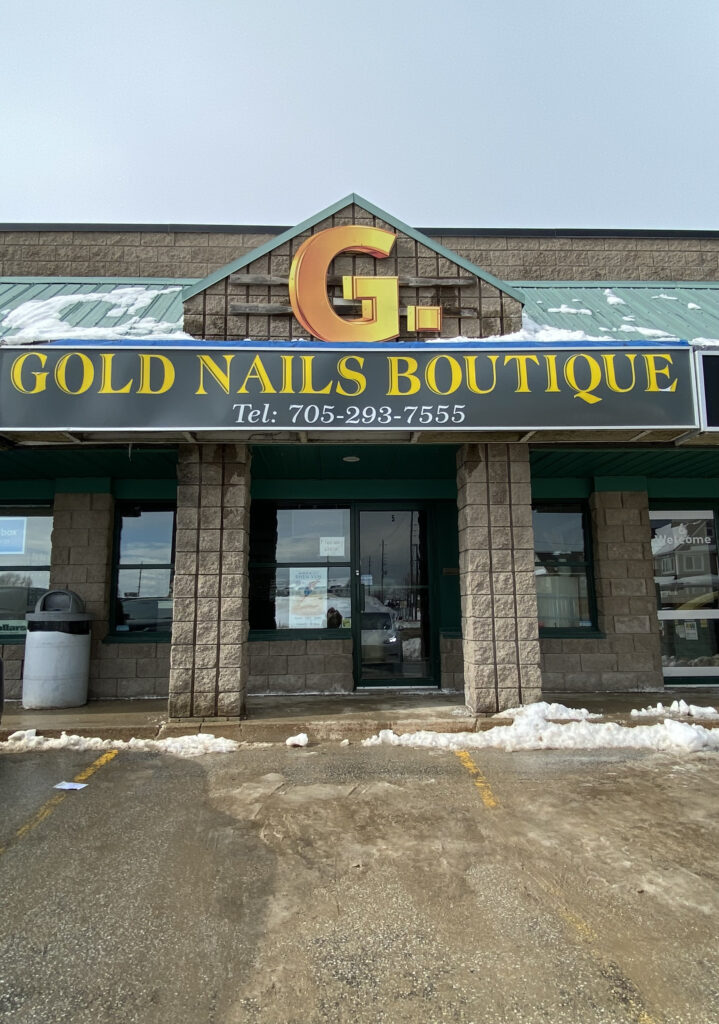 Storefront of Gold Nail & Beauty Supply Collingwood